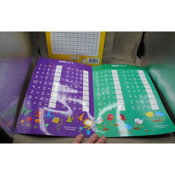 Wipe-Clean Workbook Addition Grade 1 Books Bendon Publishing Lot of 2 - Picture 5 of 9